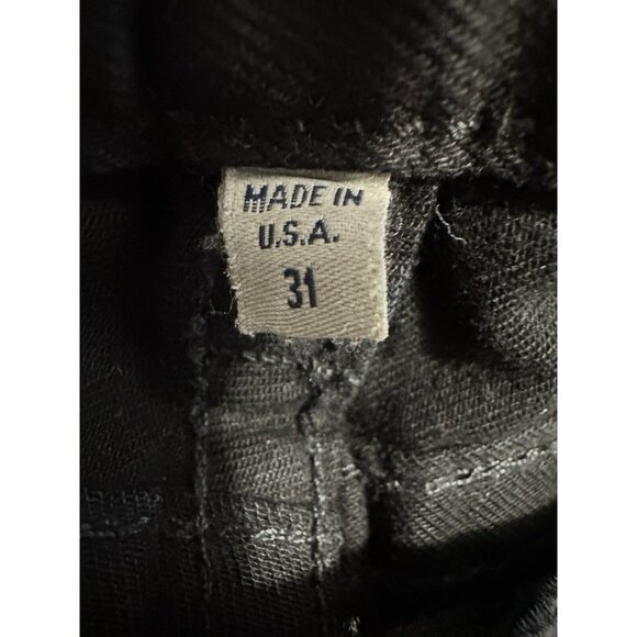 BEBE Women’s Bedazzled Logo Mid Rise Slim Fit Black Jeans Size 31 - Picture 6 of 9